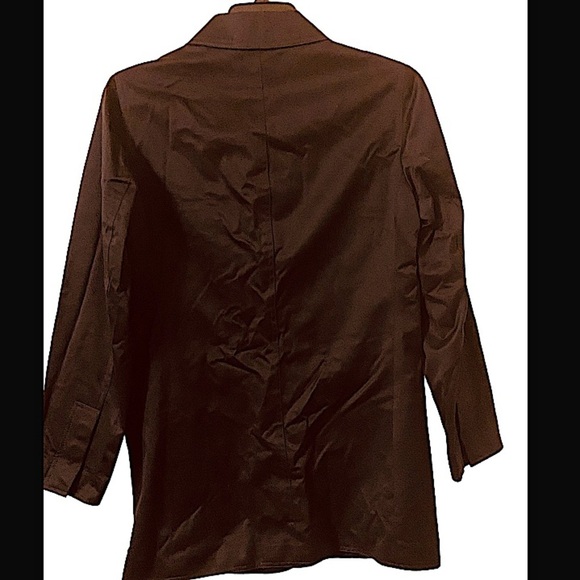 Coach Women’s Navy Blue Mid Length Pink Lining Logo Long Sleeves Trench - Picture 2 of 11